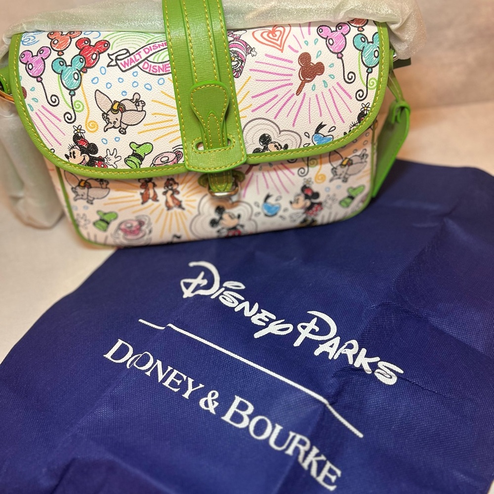 Disney Dooney & Bourke 10th Anniversary Parks Crossbody Bag